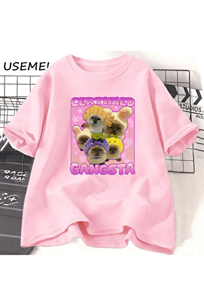 Drippy Sertifikovani Gangsta Funny K mačka Meme T T-shirt za muškarce i žene ...