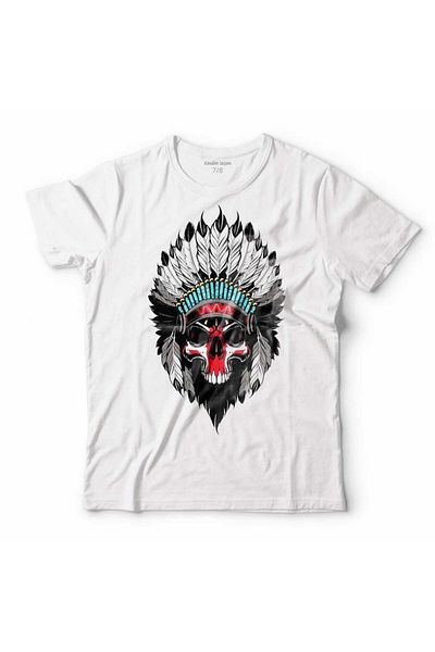 Kendim Seçtim Tricou pentru copii Calavera India India Skull