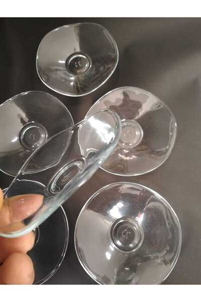 kurt41 6-Piece Glass Tea under Cup Plate