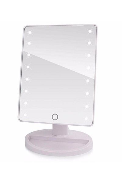 Generic Rotatable makeup mirror with white LED lights