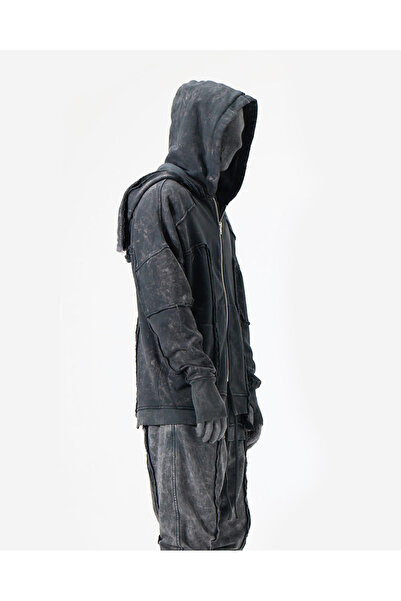 AGA Anthracite Futuristic Hoodie