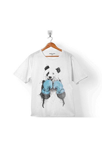 Kendim Seçtim الباندا الدب القتال الدب الملاكمة الملاكم الاطفال تي شيرت