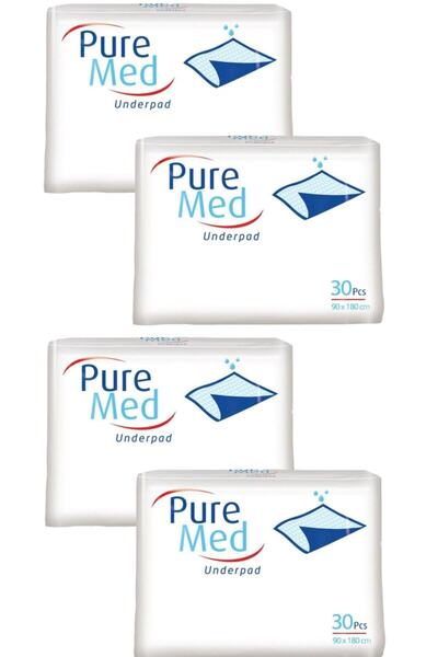 Puremed Hasta Yatak Koruyucu 90x180 4 Paket 120 Adet- Sişaum