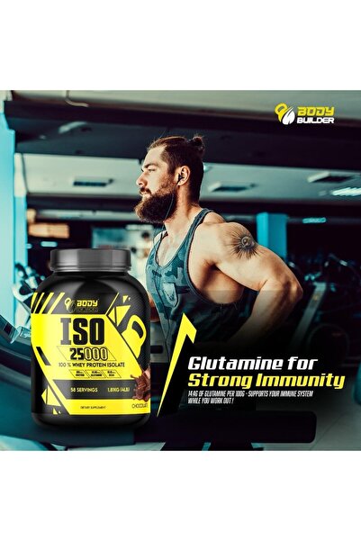 Body Builder Iso 25000, Isolate Whey Protein Powder, Vanilla Ice Cream, 4 Lb
