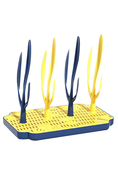 Bubbico Taşınabilir Çok Amaçlı Biberon Emzik Kurutucu Kurutmalık Stand Bebek Çocuk Sağlığı Kurutma