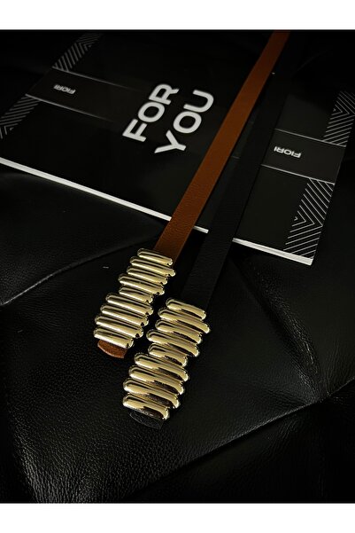 Fiori Design Stick cataramă centură subtire damă, centură palton, centură căm...