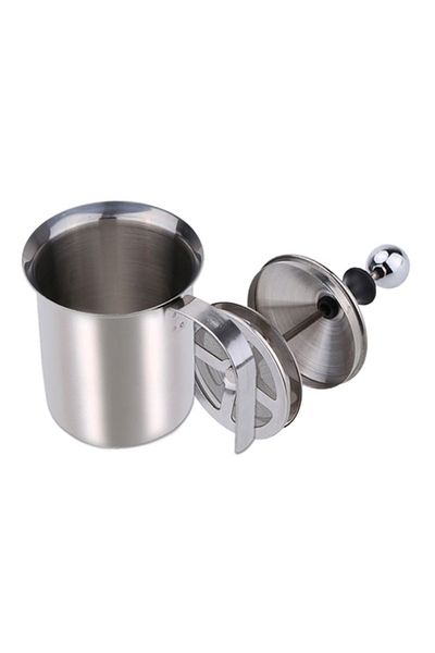 Primo Plus Silver stainless steel milk frother