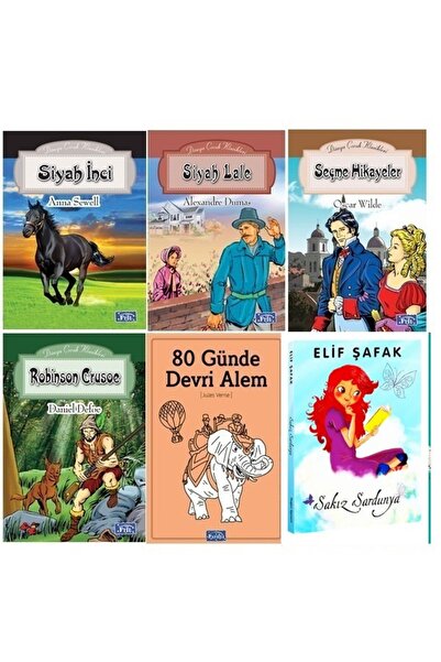 Parıltı Yayınları SAKIZ SARDUNYA,80 GÜNDE DEVRİ ALEM,SEÇME HİKAYELER ORTAOKUL...