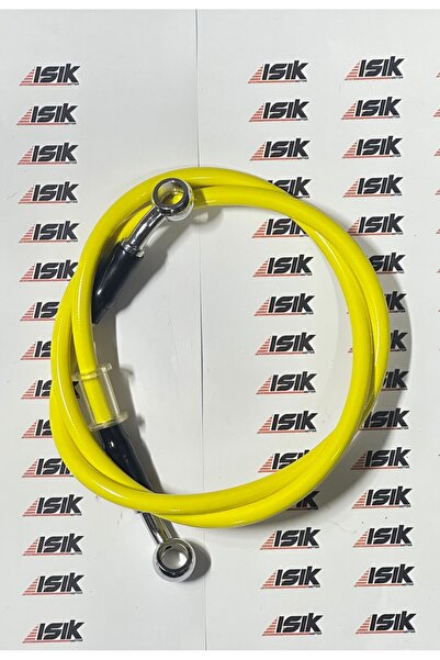 Universal Motorsiklet Hidrolik Fren Hortumu Sarı 106 cm