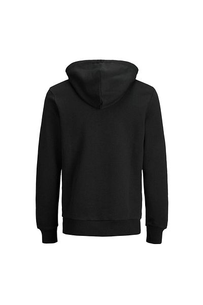 Jack & Jones Men's Black Sweatshirt - 12137054   Jjecorp Old Logo Hoodie