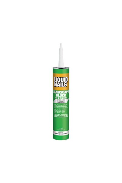 Liquid Nails LN-905 Landscape Block, Stone & Timber Latex Adhesive, 10 oz Car...