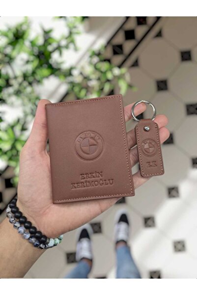 VİSSO 1933 BMW Araç Uyumlu VİSSO 1904 Hakiki Deri Araç Ruhsat Kılıfı İsme Öze...