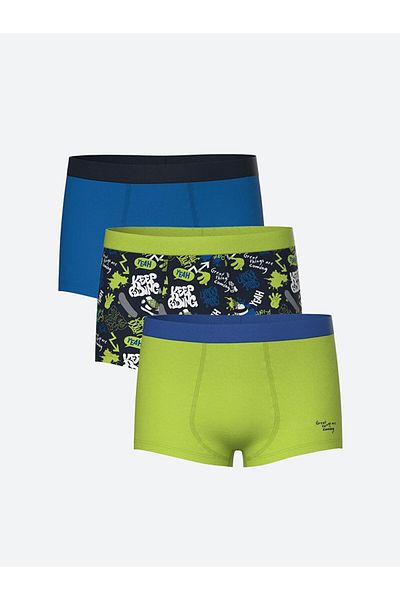 LC Waikiki LCW Kids Printed Boys Boxer Set of 3