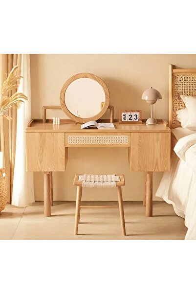 Ağaçsan Bohem Makyaj Masası Doğal Ağaç