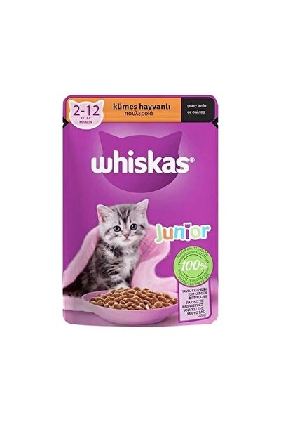 Whiskas Jöleli Kümes Hayvanlı Yavru Konserve Kedi Maması 85 Gr