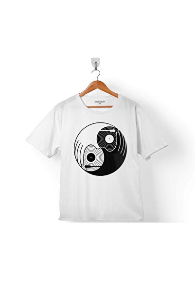 Kendim Seçtim Ying Yang Muzika Nota CD Disk Dječja Majica