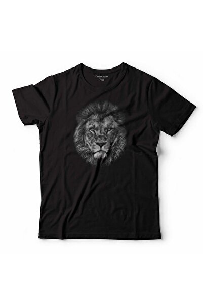 Kendim Seçtim Tricou pentru copii Lion Head Lion Head Silhouette Arslan Lion