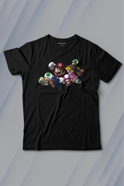 Kendim Seçtim Super Mario Party Star Rush Štampano majica za decu T-shirt