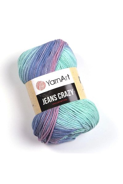 Yarnart Τζιν Crazy Marbled Χειροποίητο Πλεκτό Νήμα Marbled 8203