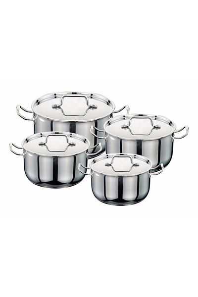Bohara Indian steel pots set 16,20,24,29
