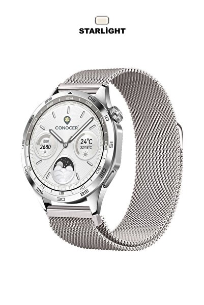CONOCER HONOR Watch Magic 2 (46mm) Uyumlu Milano Metal Hasır Kordon Kayış