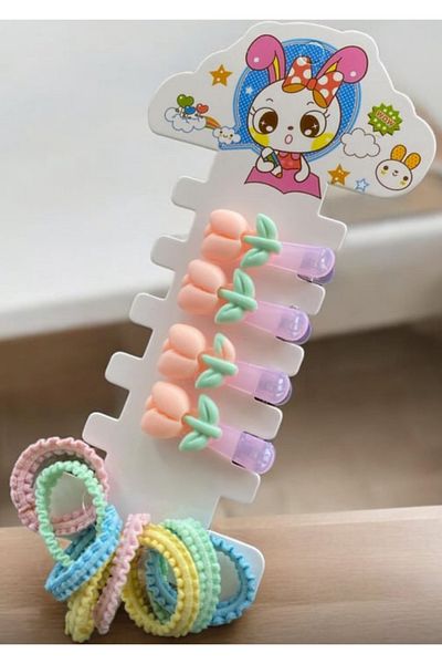 TAKIŞTIR Mix Color Collet Buckle and Rubber Buckle Set