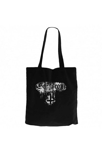 Z zepplin Gorgoroth Emblem Black Canvas Tote Bag