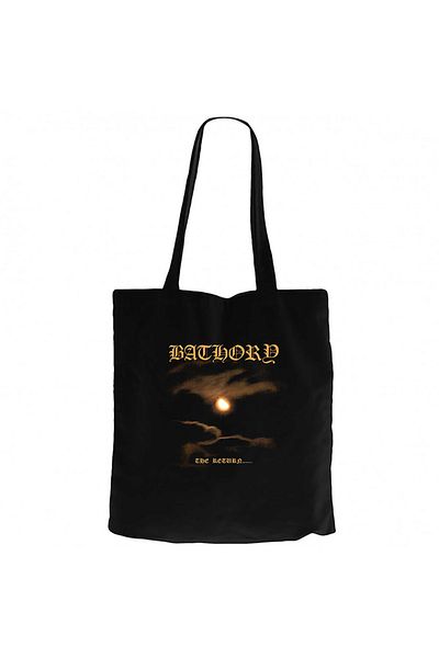 Z zepplin Bathory the Return Black Canvas Tote Bag