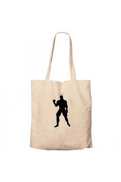 Z zepplin Mike Tyson Fury Cream Canvas Tote Bag