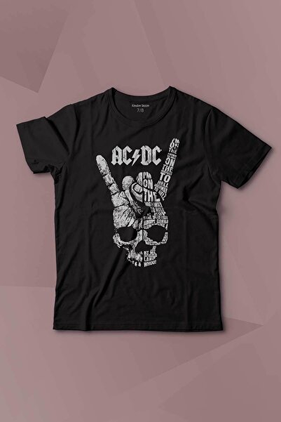 Kendim Seçtim Tricou pentru copii AC DC Hard Rock Music Print - Mânecă scurtă