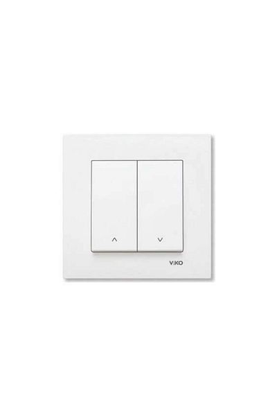 VİKO Viko Karre - White Blinds Key and Frame Included