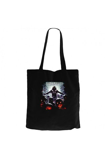 Z zepplin Disturbed the Lost Children Black Canvas Tote Bag