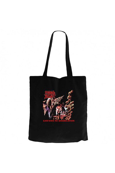 Z zepplin Morbid Angel Gates to Annihilation Black Canvas Bag