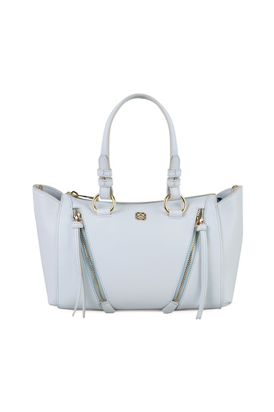 Desa Garten Mavi Kadın Deri El Çantası