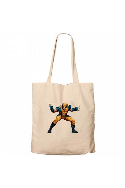 Z zepplin Τσάντα από καμβά κρέμα πορτραίτου Wolverine