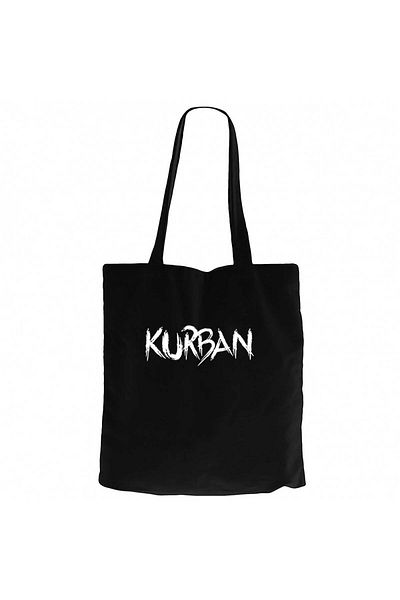 Z zepplin Sacrifice Text Black Canvas Tote Bag