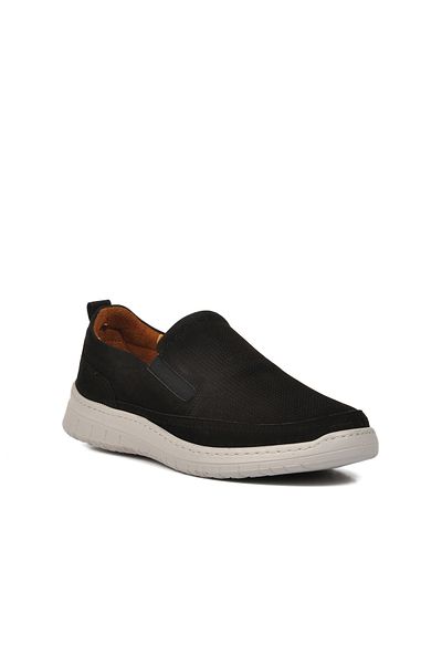 AYAKMOD Black Nubuck Men's Casual Shoes