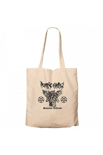 Z zepplin Rotting Christ Satanas Tedeum Cream Canvas Tote Bag