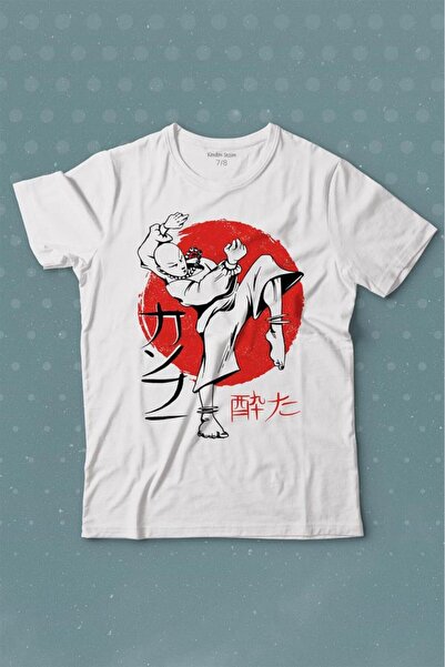 Kendim Seçtim Tricou pentru copii cu imprimeu japonez Kung Fu din Orientul În...