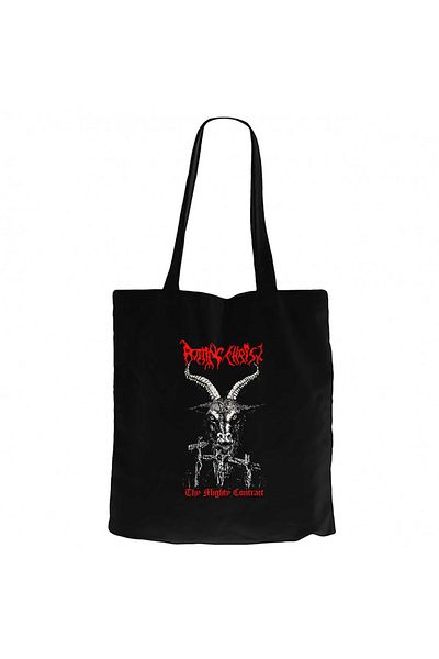 Z zepplin Rotting Christ Thy Mighty Contract Black Canvas Tote Bag