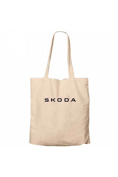 Z zepplin Τσάντα τσάντα από καμβά Skoda Text Cream