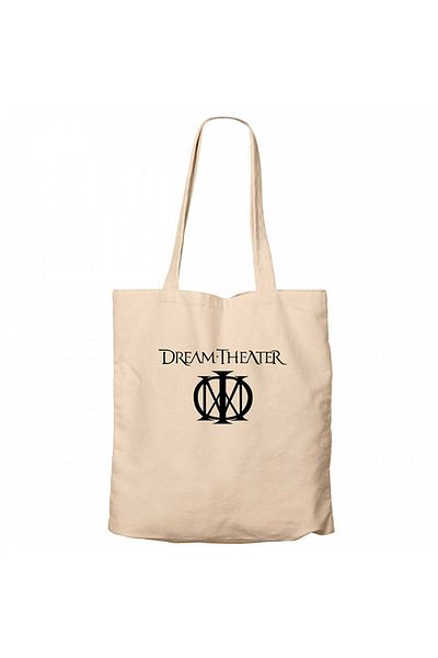 Z zepplin Dream Theater Logo Cream Canvas Tote Bag