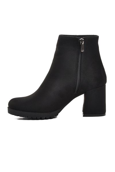 AYAKMOD Black Suede Women's Boots