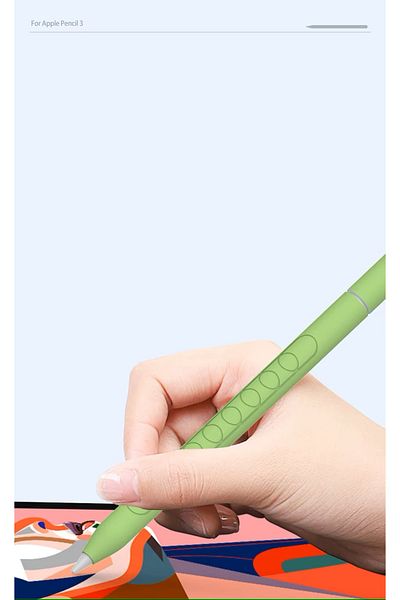 Dmay حافظة سيليكون غير لامعة متوافقة مع Apple Pencil Pro (المنتج ليس قلمًا)