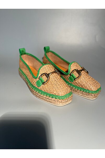 Butik Hakiki Hasır&Deri Sandalet