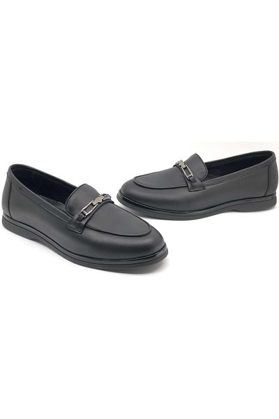 Greyder 33650 Zn Δερμάτινα Comfort Casual Γυναικεία Παπούτσια ΜΑΥΡΟ