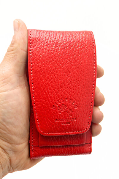 willpolo Dana Derisi Sigaralık Sigara Kutusu Çakmak Bölmeli Hakiki Deri Sigaralık