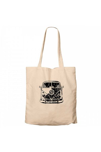 Z zepplin Τσάντα Volkswagen Van BW Cream Canvas Tote