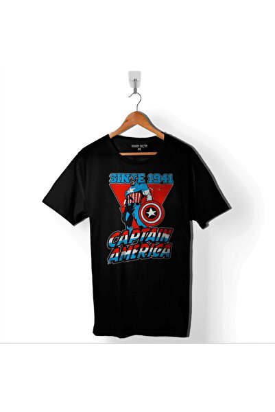 Kendim Seçtim Kaptan Amerika Captain America Since 1941 Baskılı Tişört Unisex...