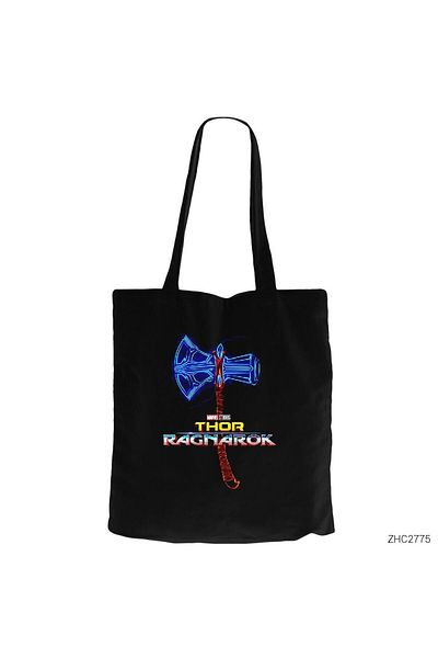 Z zepplin Thor StormBreaker 2 Μαύρη υφασμάτινη τσάντα με φερμουάρ Gabardine
